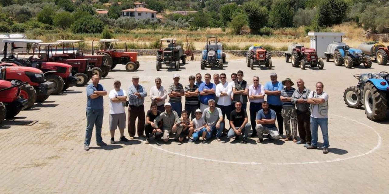 Köylüler özel yangın ekibi kurdu