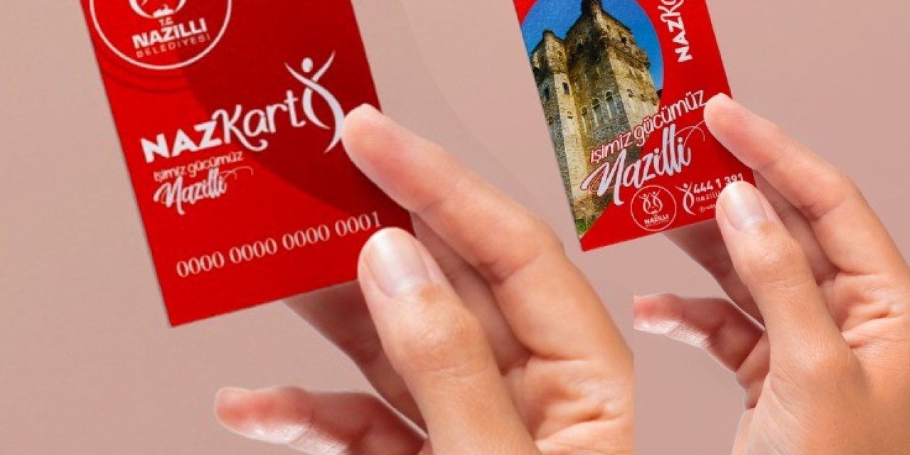 Nazilli Belediyesi ’Nazkart’ı tanıttı