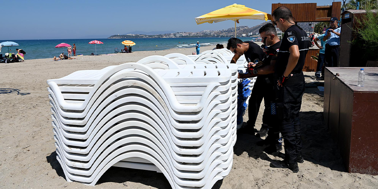 Kuşadası’nda kıyı şeridini işgal edenlere göz açtırılmıyor