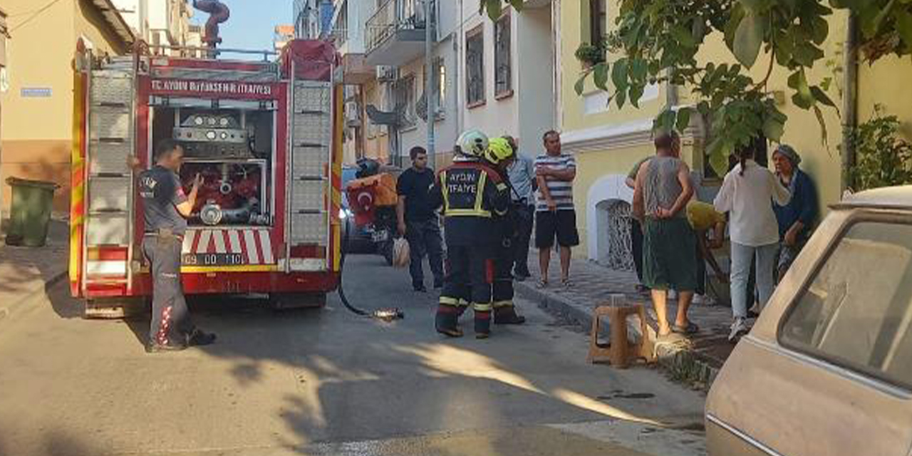 Yanık kokusu alan kurye, evi yanmaktan kurtardı