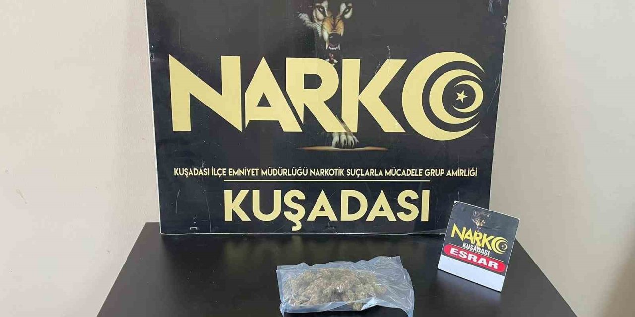 Kuşadası’nda kargo yolu ile uyuşturucu sevkiyatına polis engeli