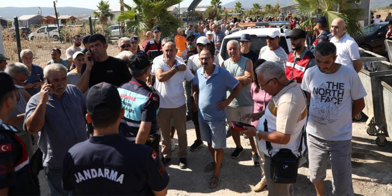 156 hobi bahçesinin yıkımında gerginlik