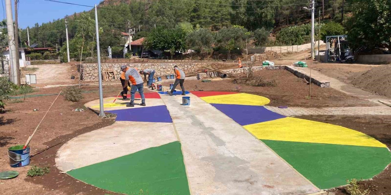 Değirmenyanı mevkiinde yapılan parkta son aşamaya gelindi