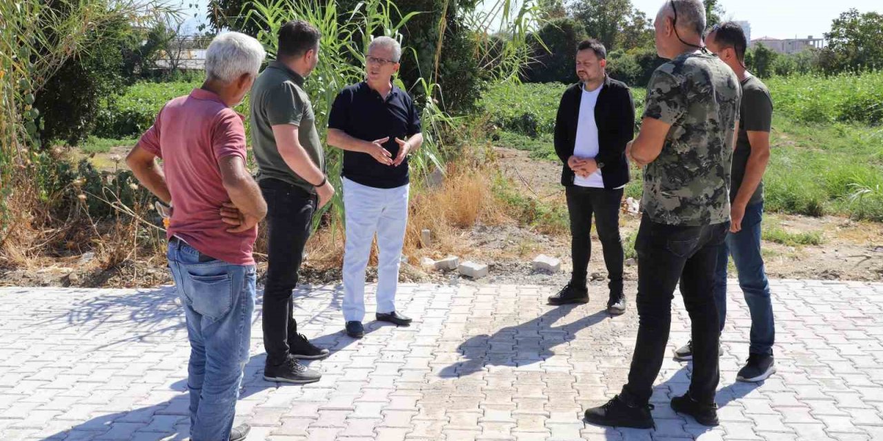 Başkan Tetik saha çalışmalarını yerinde inceledi