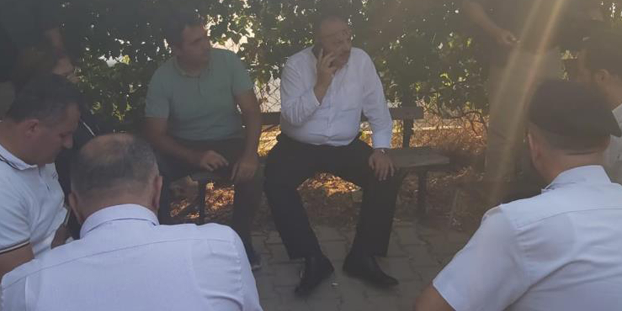 Aydın Valisi Canbolat yangın bölgesinde