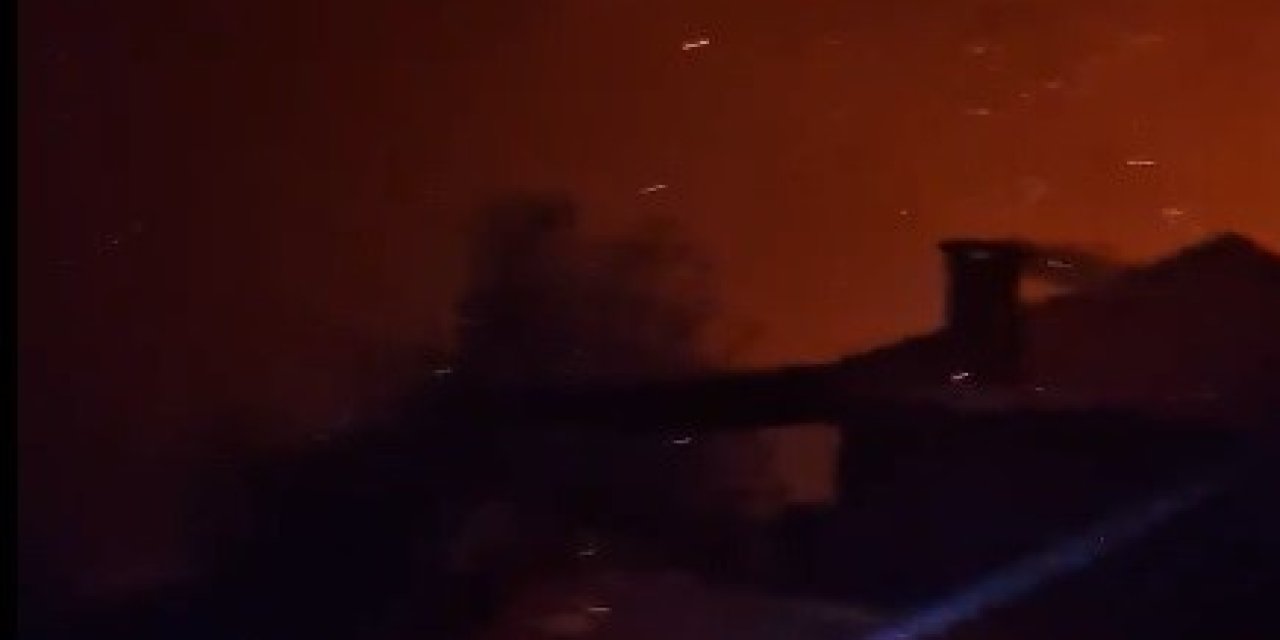 Bozdoğan yangını yerleşim yerlerini tehdit ediyor