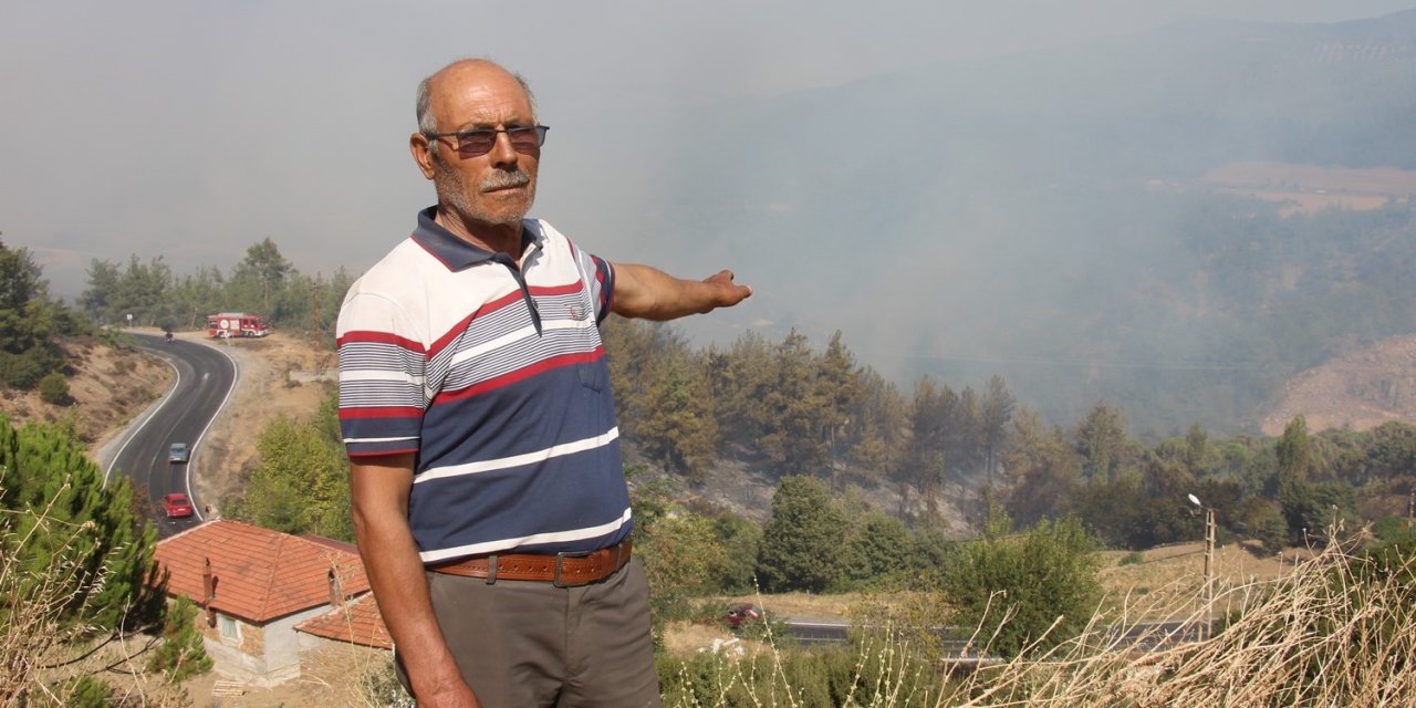Bozdoğan alevlere teslim: "Canımızı, malımızı zor kurtardık"