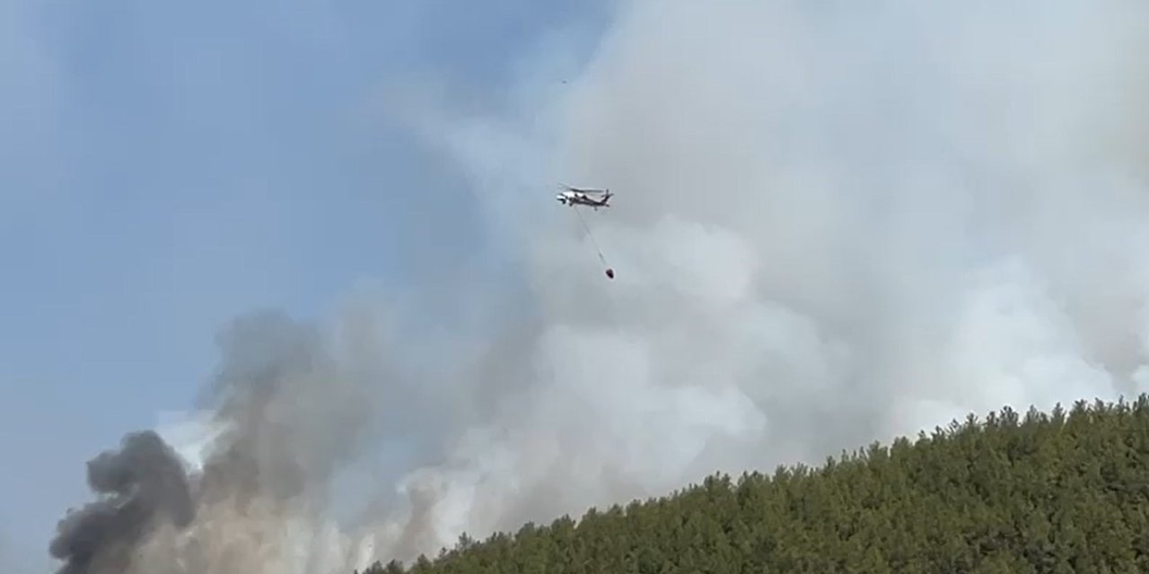 Muğla’daki yangınlara 20 hava aracıyla müdahale ediliyor