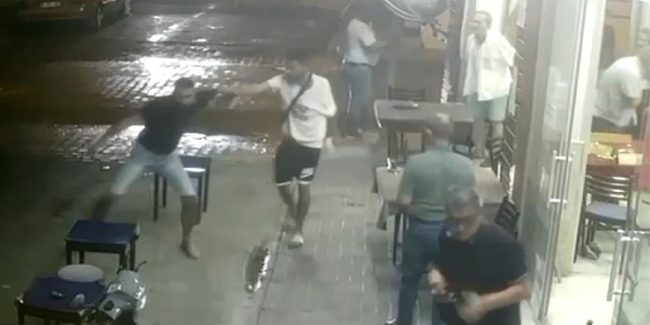 1 kişinin öldüğü kavga kamerada