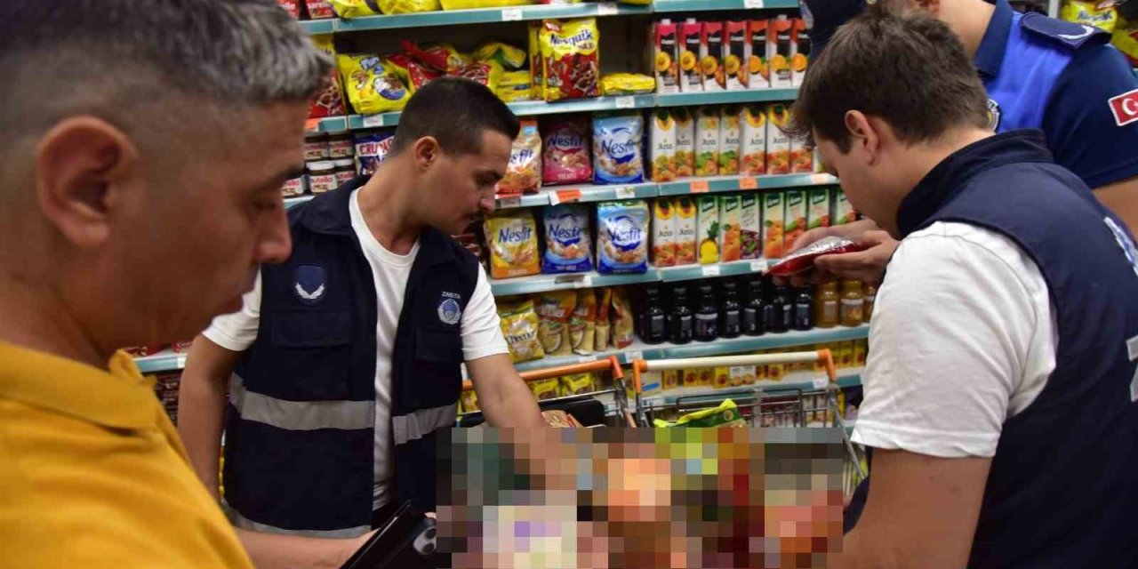 İncirliova’da tarihi geçmiş ürünlere el koyuldu