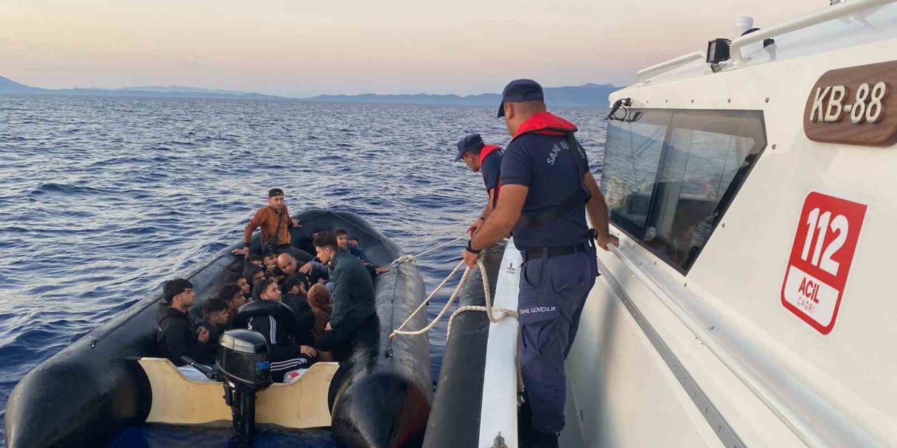 Bodrum’da 51 düzensiz göçmen yakalandı