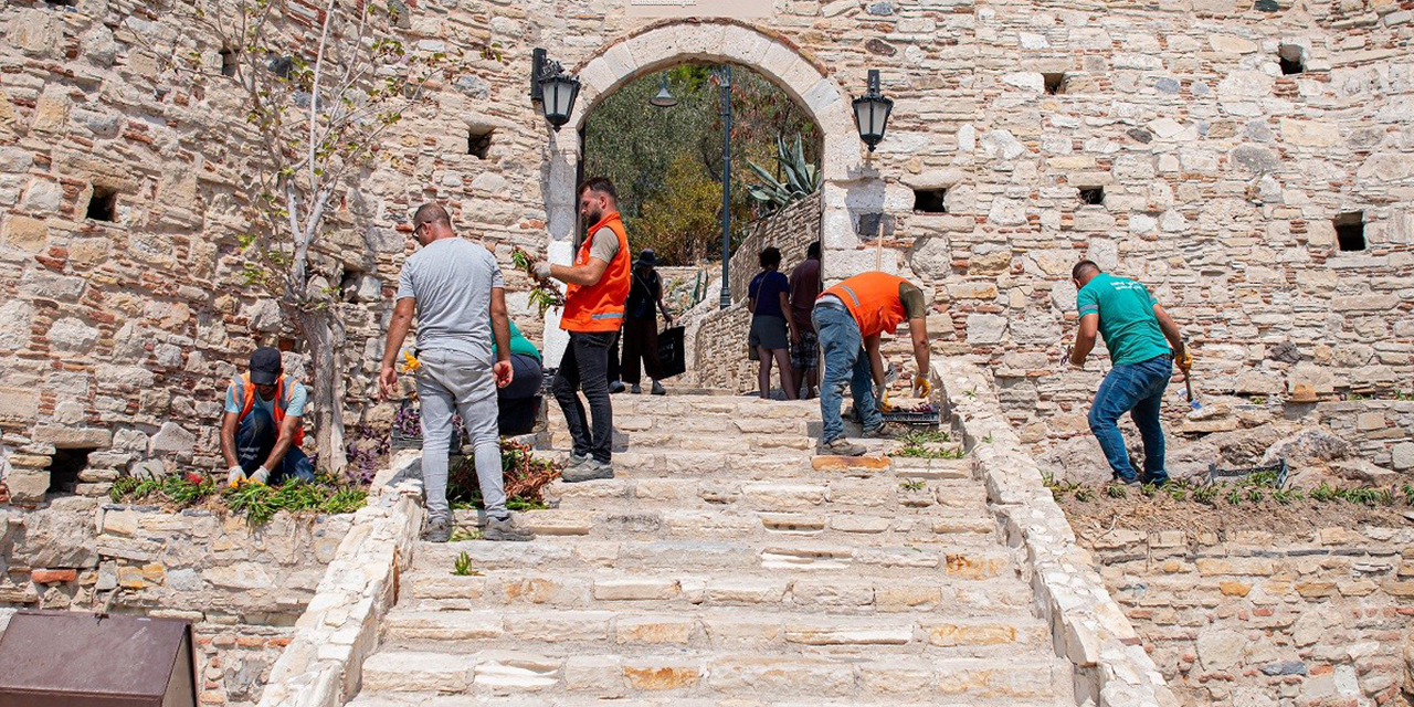 Güvercinada ziyaretçilerini yeni peyzajıyla karşılamaya hazırlanıyor