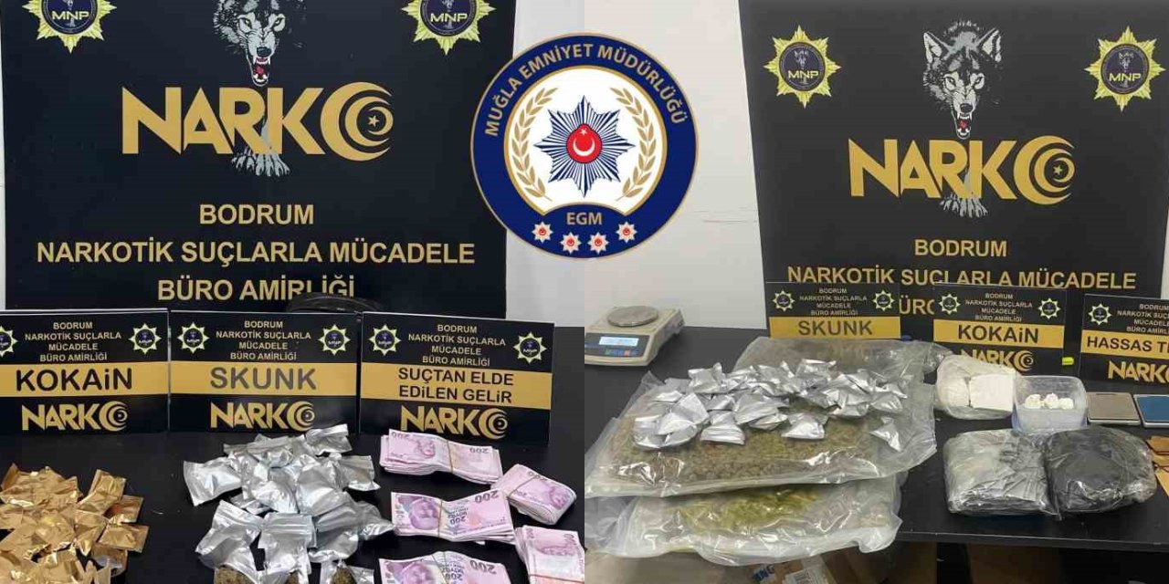 Muğla’da uyuşturucu operasyonu: 5 şüpheli gözaltına alındı