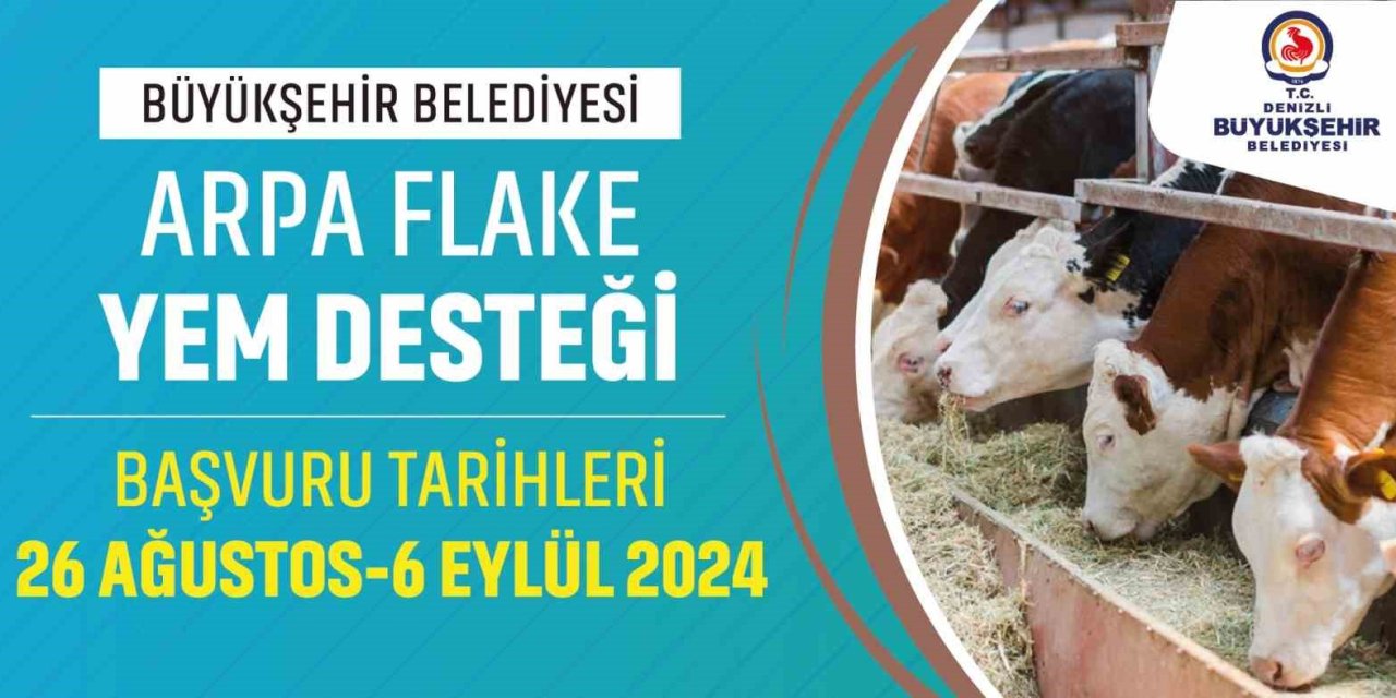 Denizli Büyükşehir büyükbaş hayvan üreticilerine yem desteği sağlayacak
