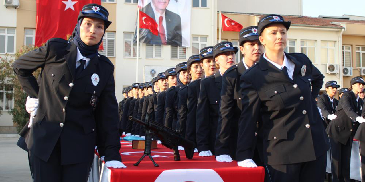 Aydın Polis Okulu, ilk kadın mezunlarını verdi