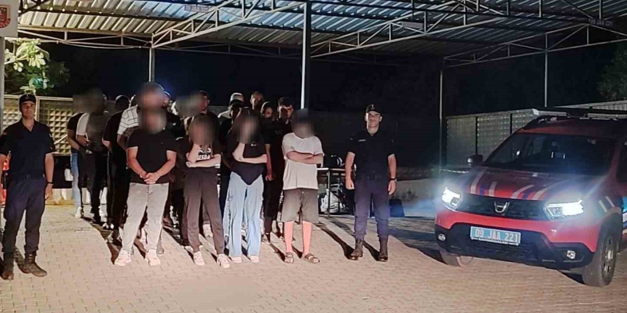 Didim’de 57 düzensiz göçmen yakalandı
