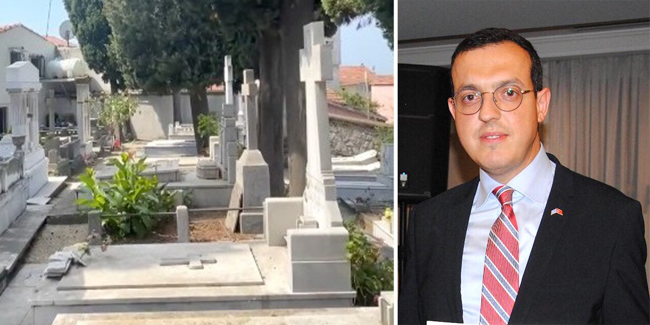 Ülkemizin zengin kültürel mozaiğine saldırı: Tarihi Aya Lefter Kurtuluş Rum Ortodoks Mezarlığı tahrip edildi