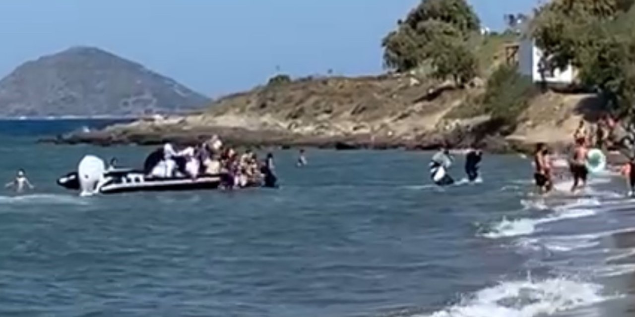 Turistlerin gözü önünde mültecilerin kaçışı herkesi şok etti