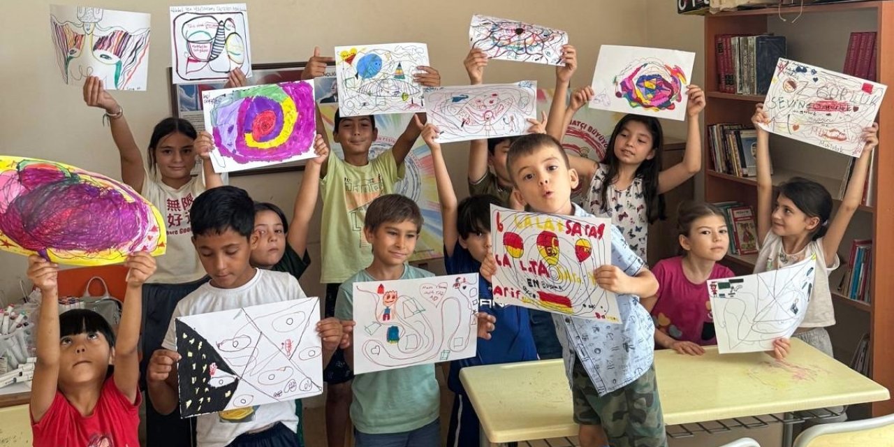 Efeler Belediyesi’nden çocuklara sanat atölyesi