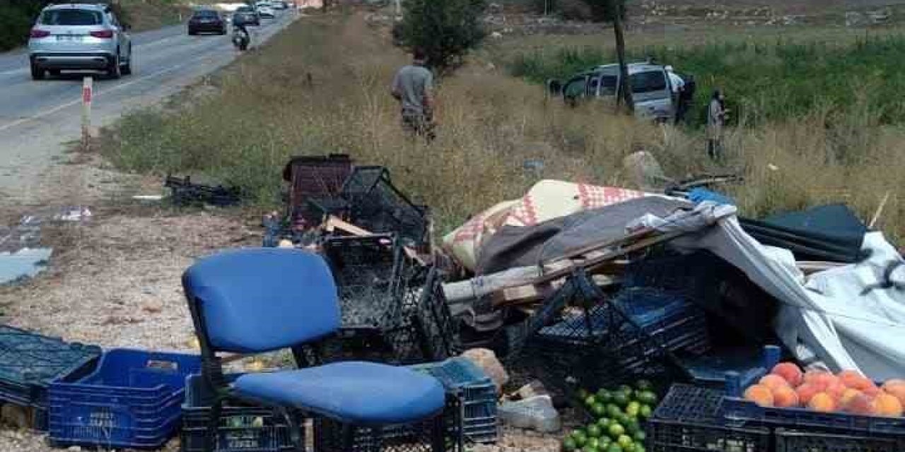 Seydikemer’de otomobil manava daldı: 1 ölü, 2 yaralı