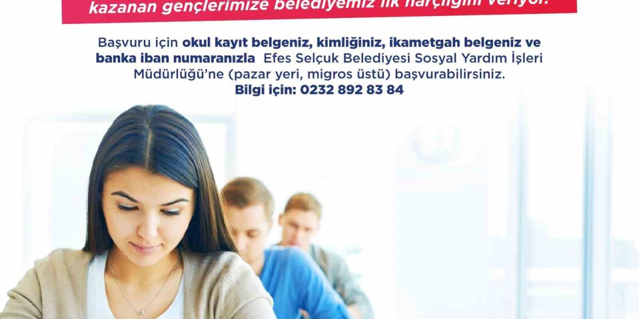 Selçuk Belediyesinden yeni üniversiteli gençlere destek: "İlk harçlıklarınız bizden"