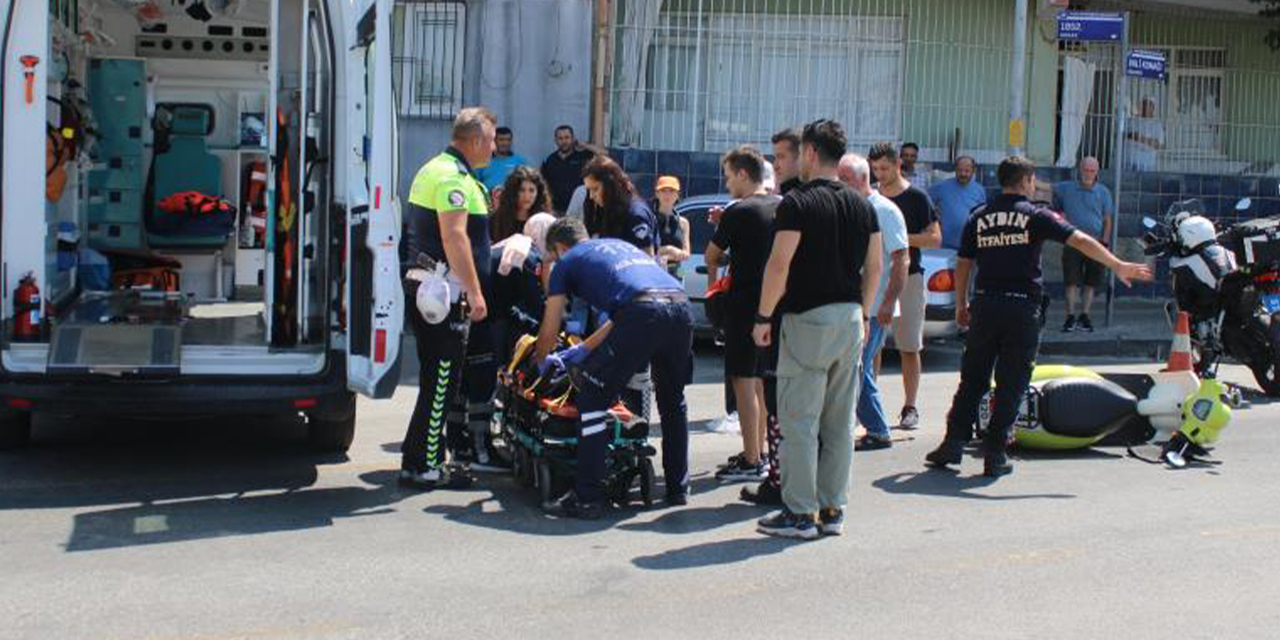 Ters yönden çıktı, motosiklete çarpıp kaçtı