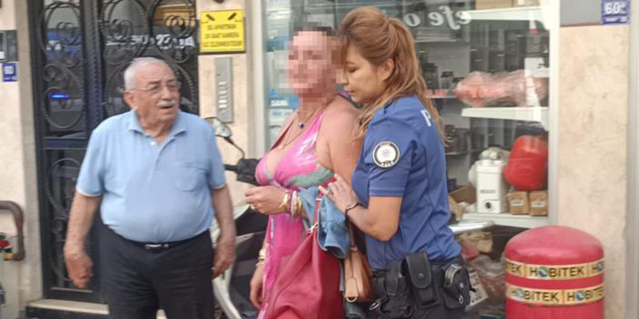 Ortalığı birbirine kattı, yakalanınca küfretti