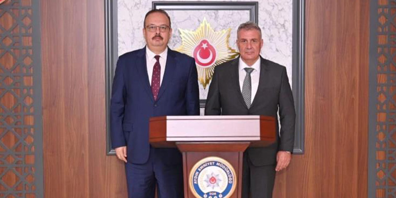 Aydın İl Emniyet Müdürü Erdoğan, Vali Canbolat’ı ağırladı