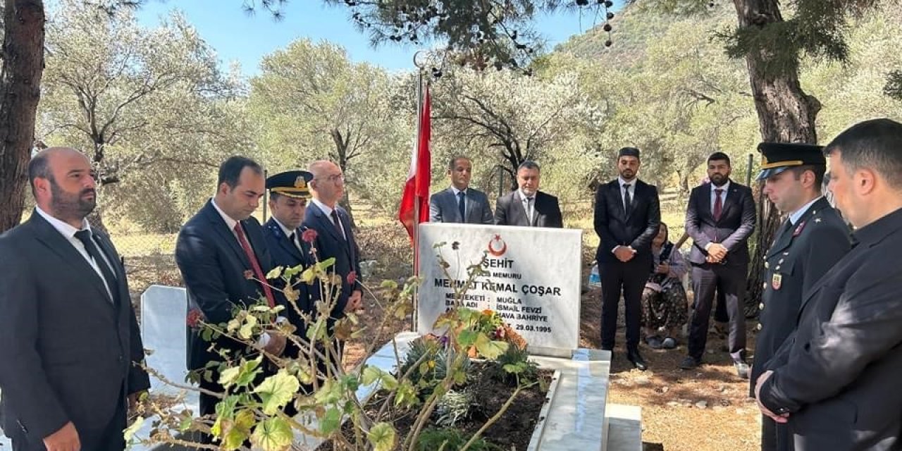 Zafer Bayramı’nda Datçalı şehitler unutulmadı