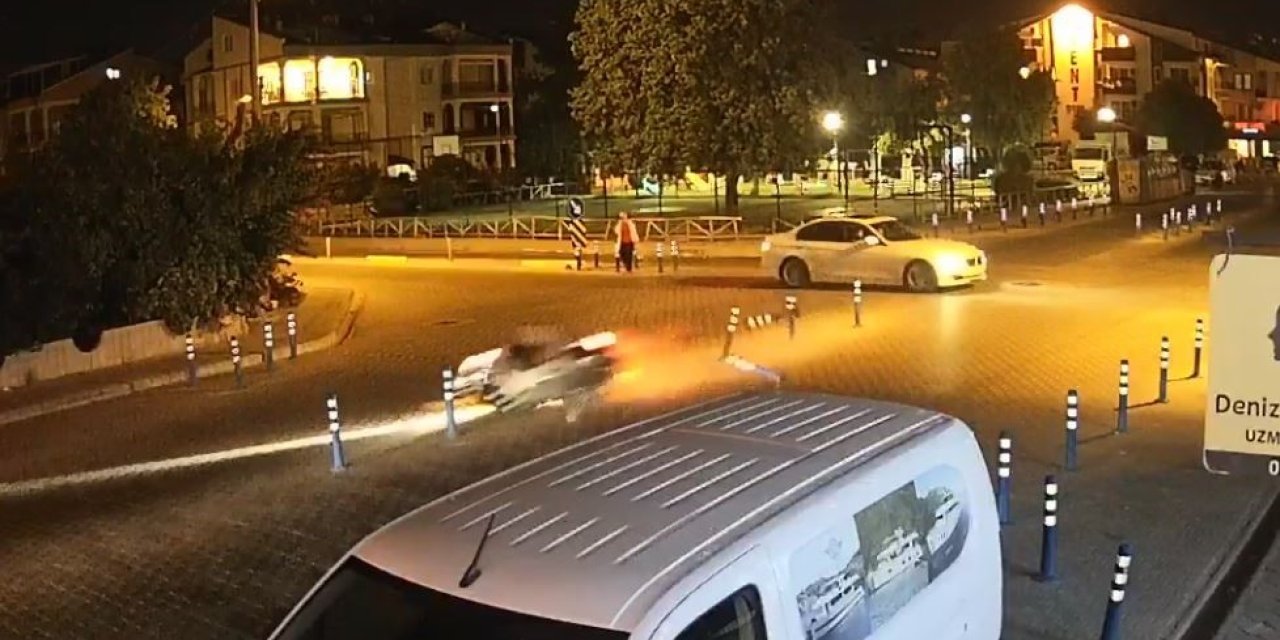 Fethiye’de motosikletle otomobil çarpıştı: 1 yaralı