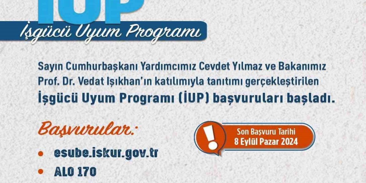 Muğla’da 1030 kişilik ‘İşgücü Uyum Programı’ başvuruları başladı