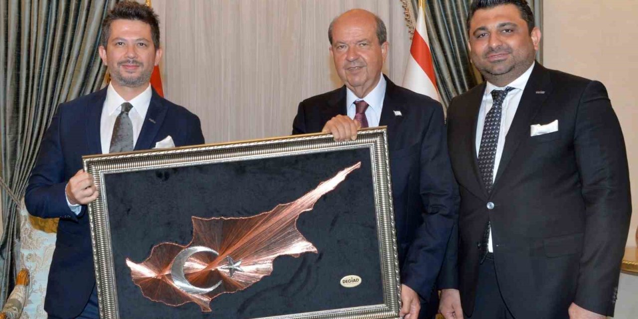 KKTC Cumhurbaşkanı Tatar, DEGİAD heyetiyle görüştü