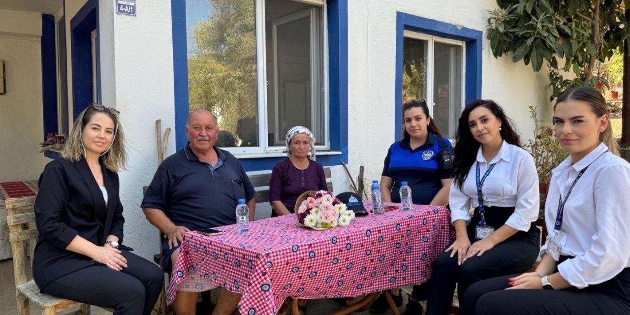 Bodrum belediyesi, vefat eden zabıta personellerinin ailelerini unutmadı