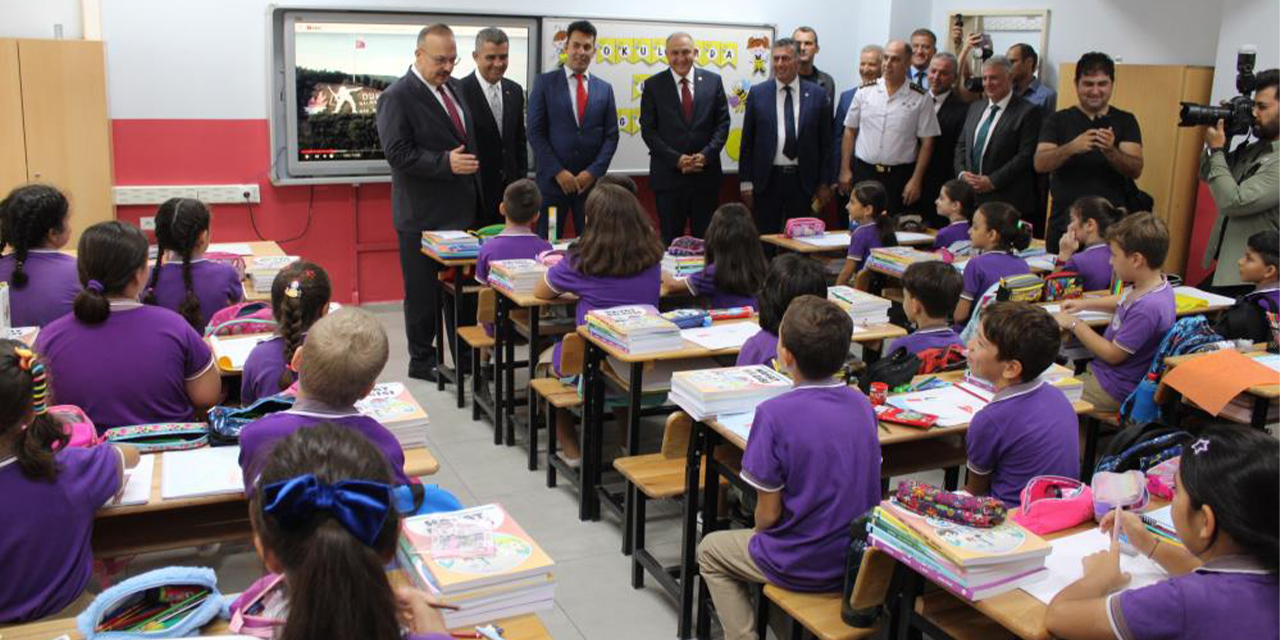 Aydın’da ilk ders zili çaldı