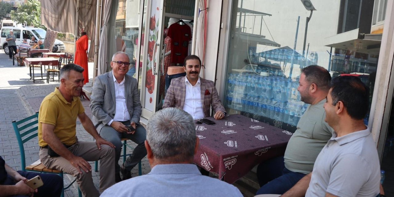 Koçarlı Kaymakamı Taşkın ilçe esnafı ile bir araya geldi