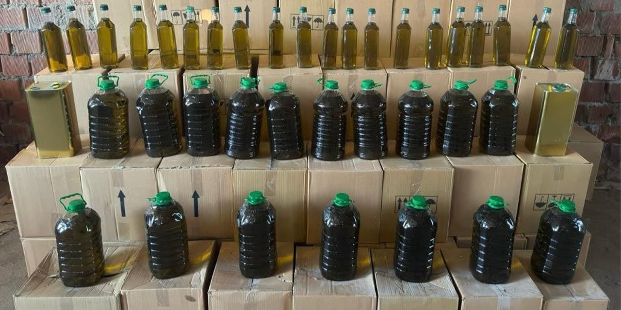 Sahte zeytinyağı sevkiyatına jandarma engeli
