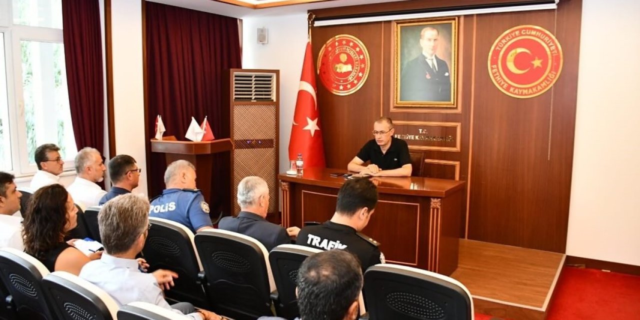 Fethiye’de asayiş toplantısı yapıldı