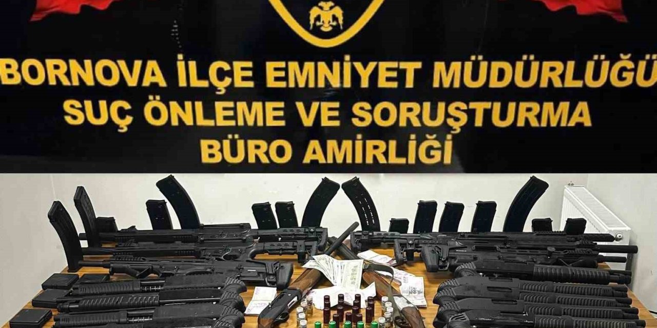 İzmir’de silah tacirlerine polisten operasyon