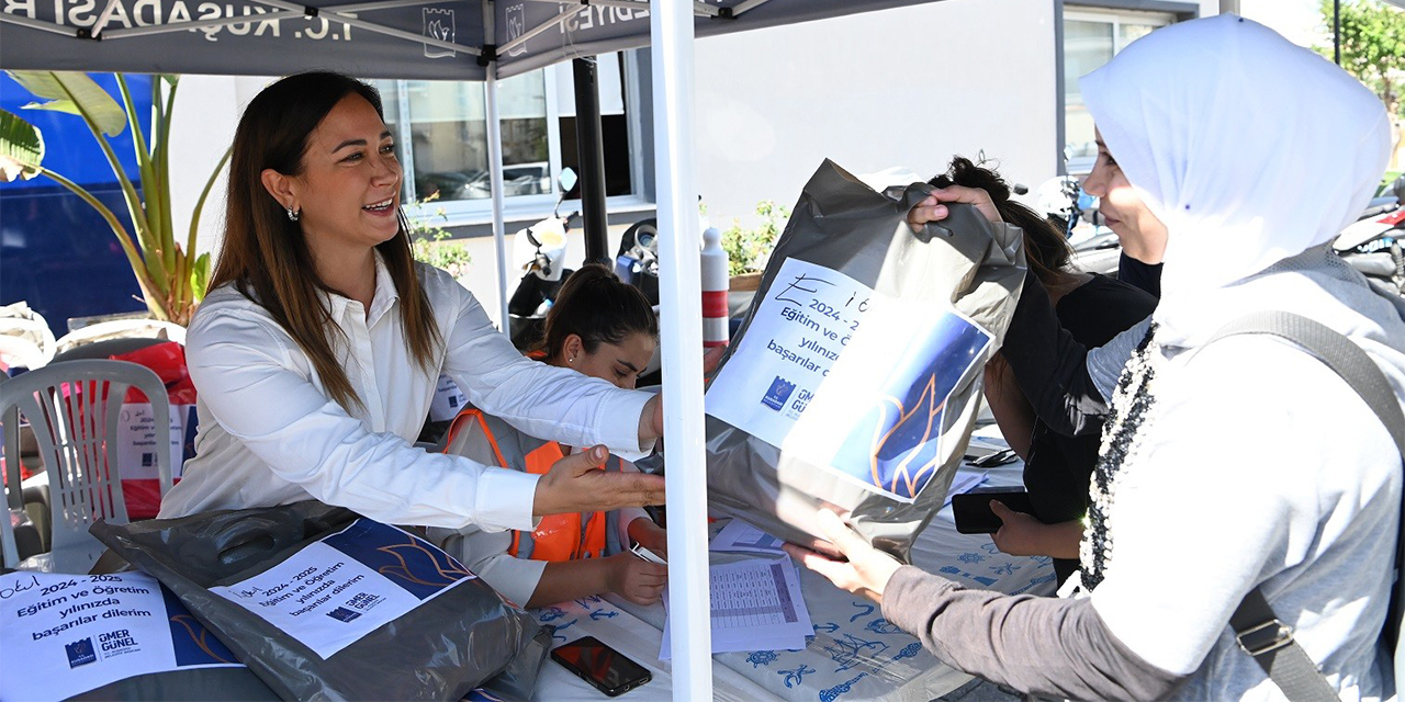 Kuşadası Belediyesi yeni eğitim yılında da öğrencilerin yanında