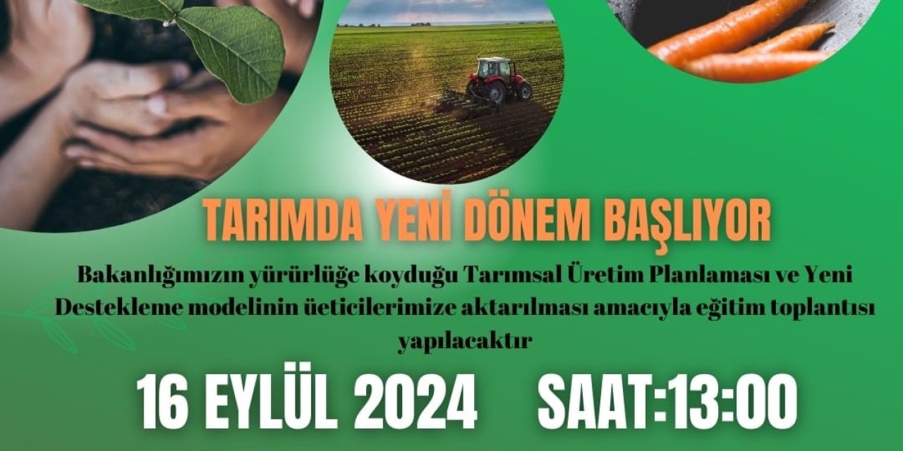 Seydikemer’de tarımsal üretim eğitimi düzenlenecek