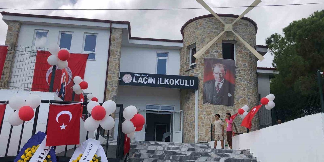 Datça’da hayırsever tarafından yaptırılan okulun açılışı yapıldı