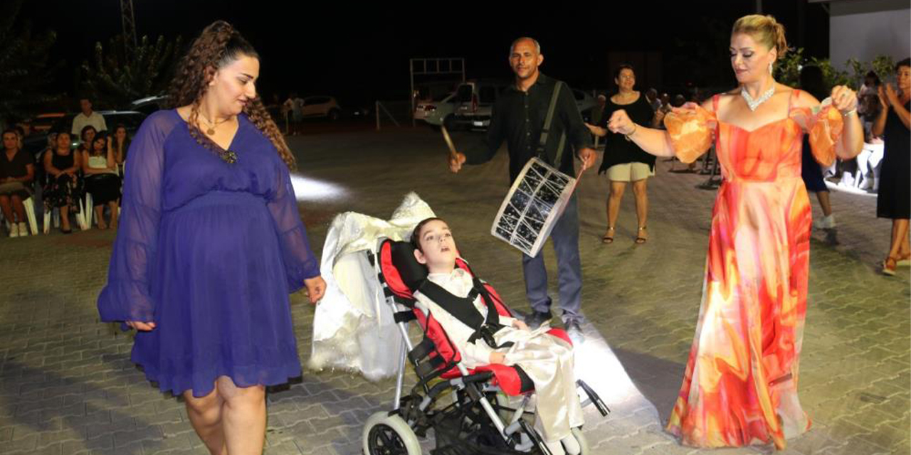 Serebral palsi hastası 8 yaşındaki Emin’e unutulmaz sünnet düğünü