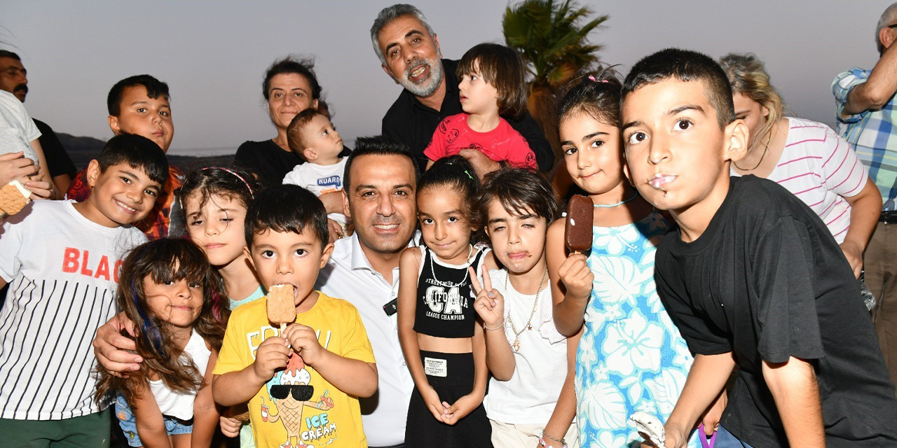 Başkan Yıldız’dan çocukları gülümseten ziyaret