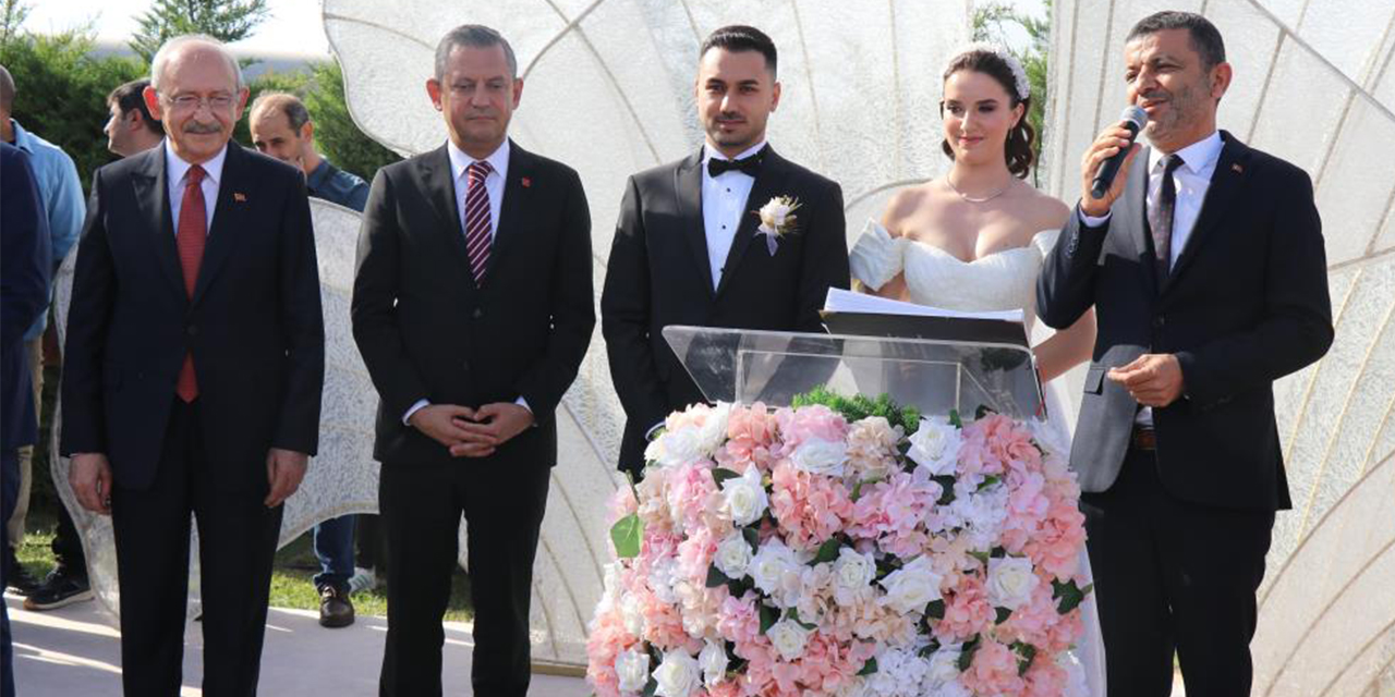 Özel ve Kılıçdaroğlu nikah şahidi oldu