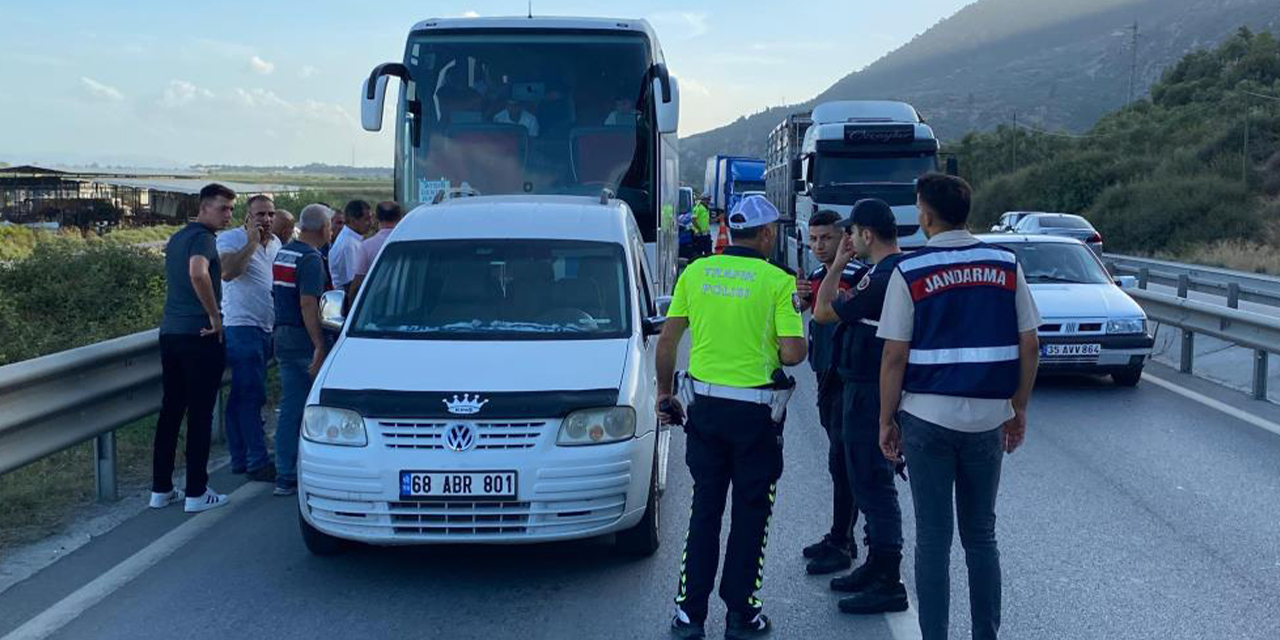 Tatilden dönen jandarma personelinden cesur müdahale