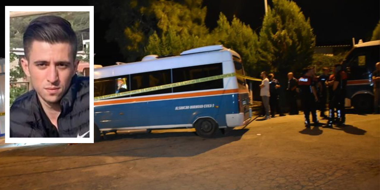 Minibüs şoförü cinayeti kamerada