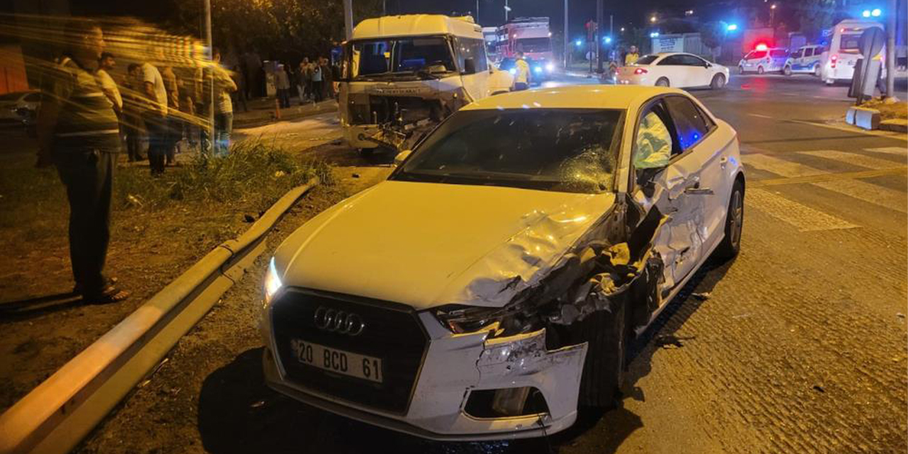 Nazilli’de zincirleme trafik kazası: 6 yaralı