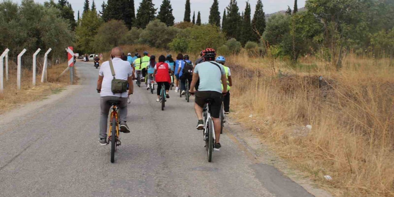 Sağlık için pedal çevirdiler