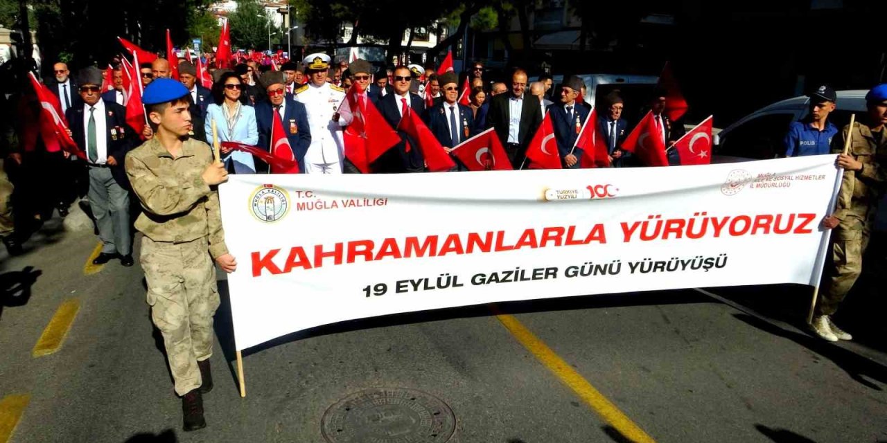 Muğla’da 19 Eylül Gaziler Günü coşkuyla kutlandı