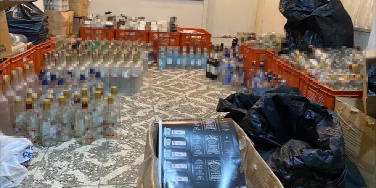 İzmir’de kaçak alkol operasyonu